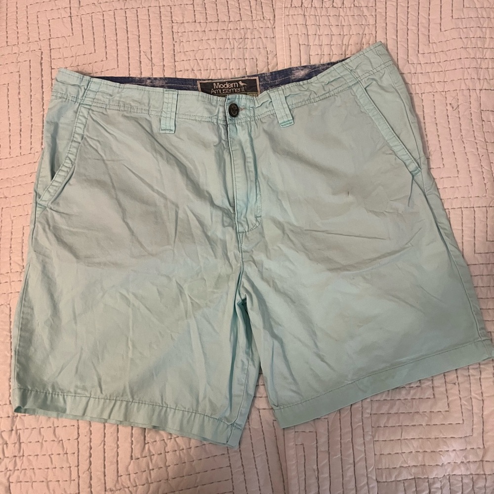 Modern Amusement Aqua Men's Shorts